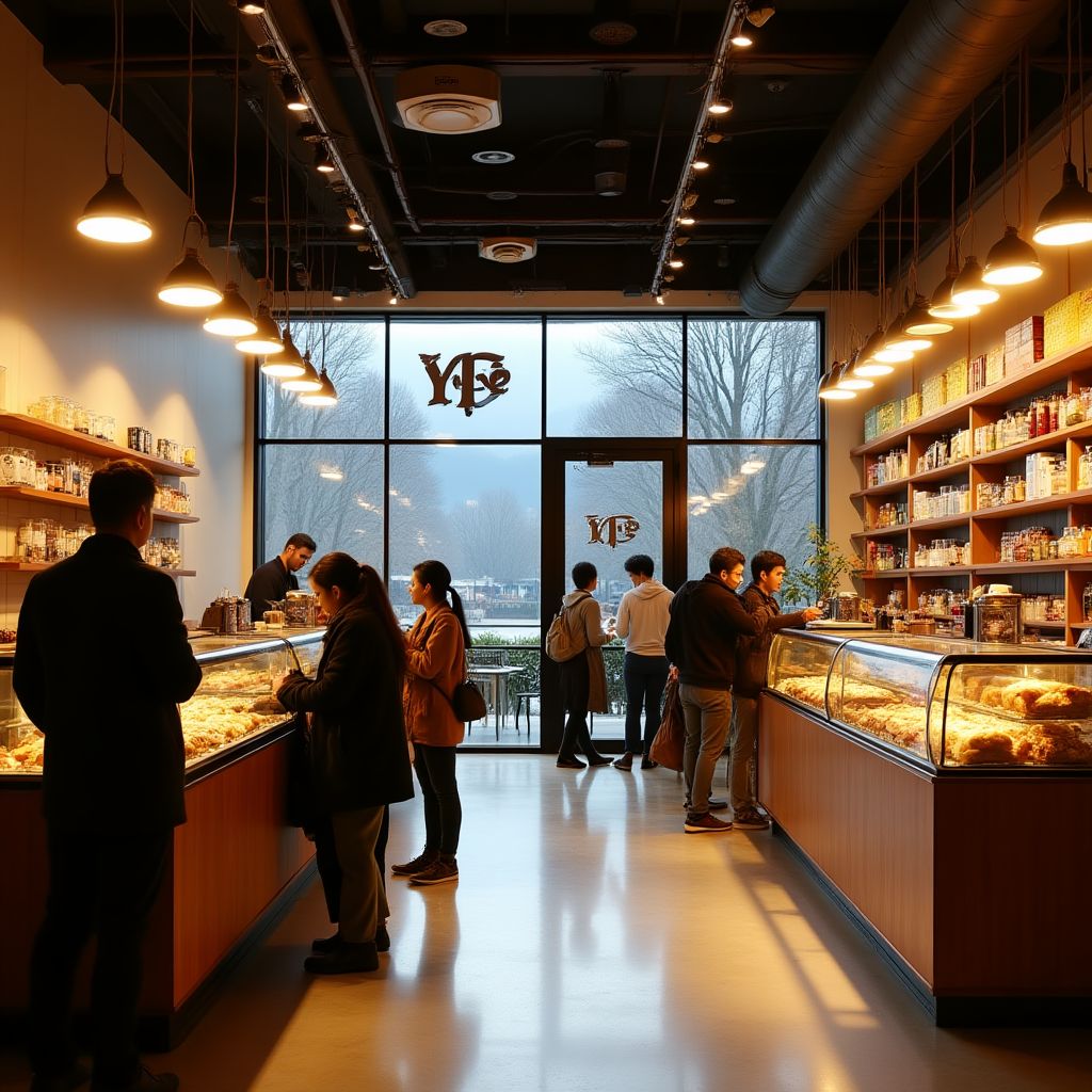 Interior de una tienda Full de YPF